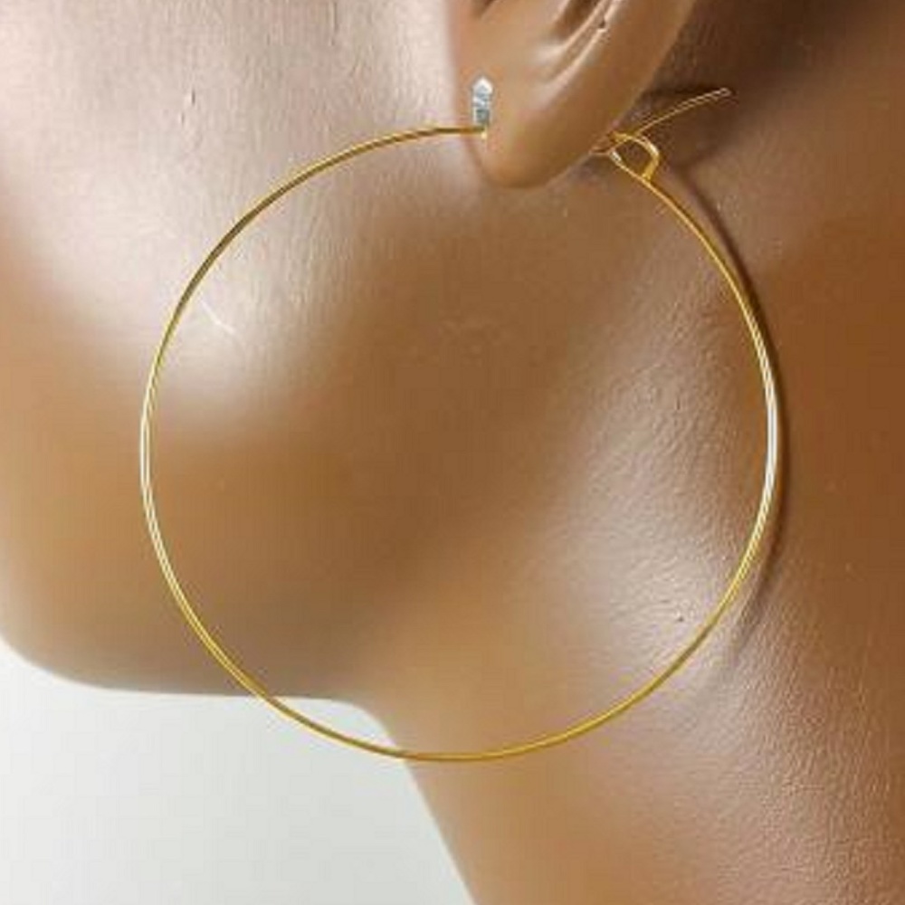 14k Gold Filled or 14k Rose Gold Filled or SS Hoops for Pierced Ears and NEW